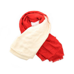 Calvin Klein dámský červenobéžový šátek Vivianne - OS (618)